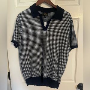 COPY - J.Crew Men’s 100% cashmere Johnny-collar sweater polo